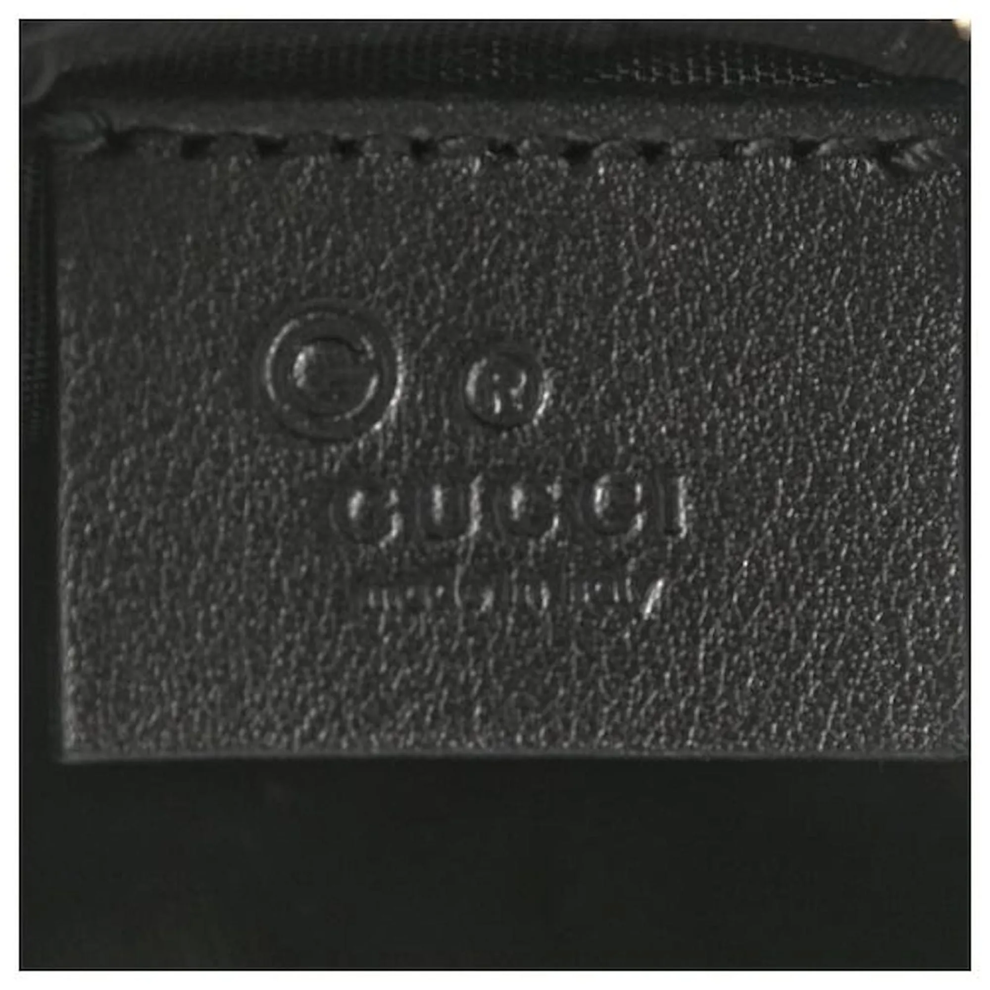 Gucci Micro GG Black Leather Key Case