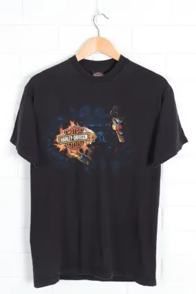 HARLEY DAVIDSON Columbus Clown 'Genuine Dealer' Graphic Tee (M)