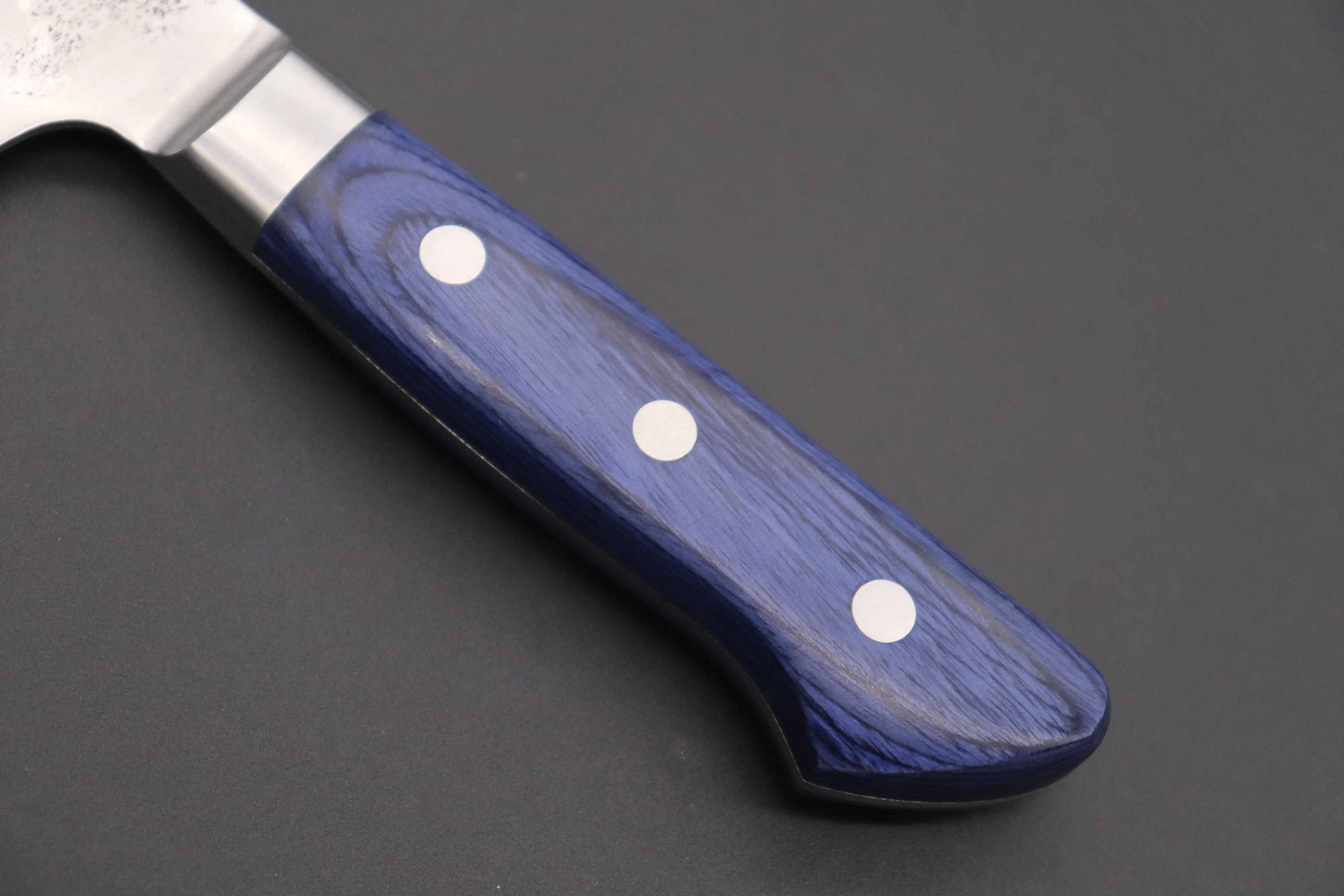 JCK Natures 青雲 Blue Clouds Series BCB-2 Blue Steel No.2 Nashiji Bunka (Kiritsuke) 190mm (7.4 inch)