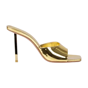 Laura Metallic-Leather Sandal