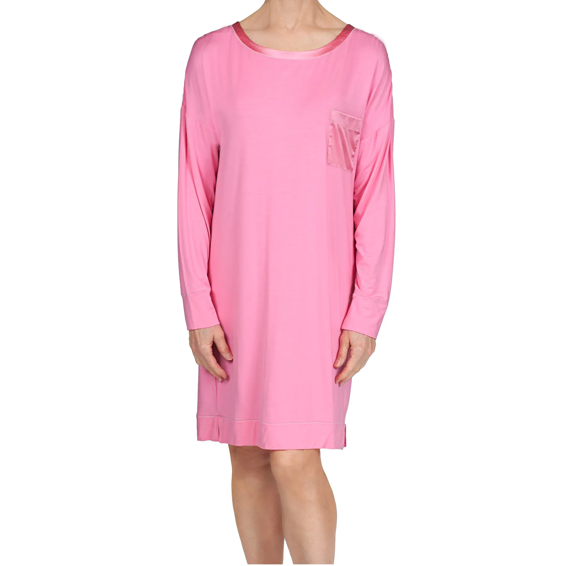 Madison Bamboo Knit Sleepshirt - Cameo Rose