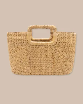 Mini Woven Rattan Tote