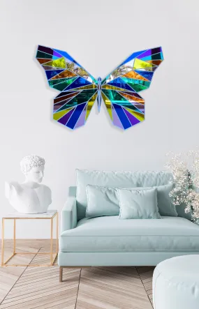 Mirrored Acrylic Butterfly Contemporary Wall Art