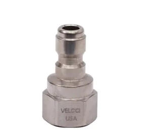 MTM Hydro | Prima Stainless Steel QC Plug 1/4 FPT