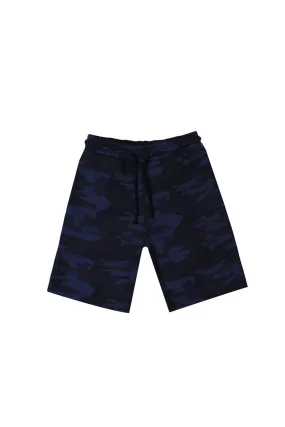 Navy AOP Terry Shorts