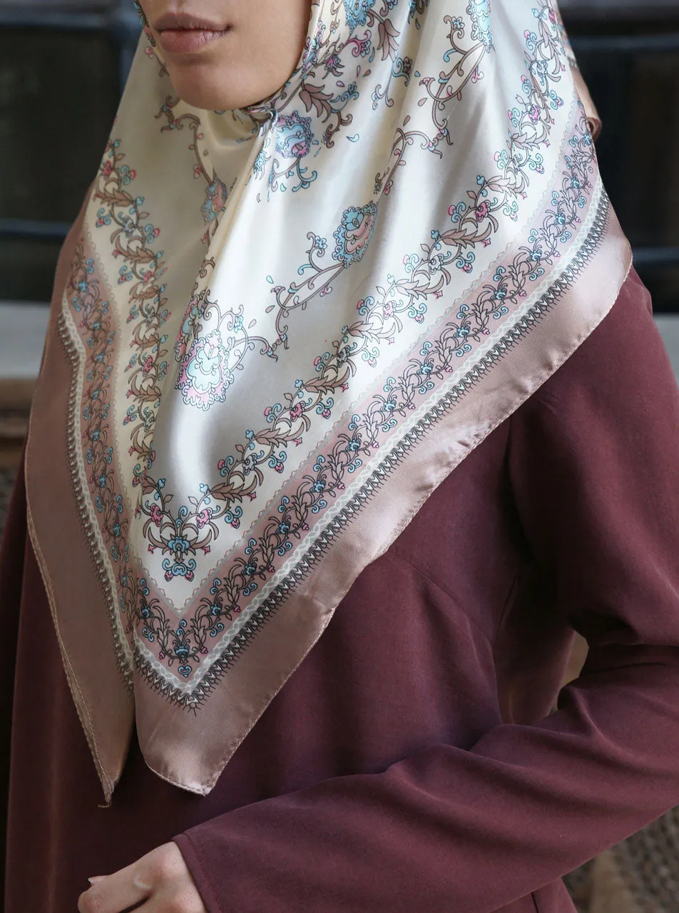 Ottoman Satin Square Hijab