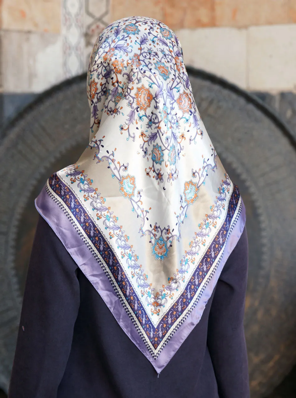 Ottoman Satin Square Hijab