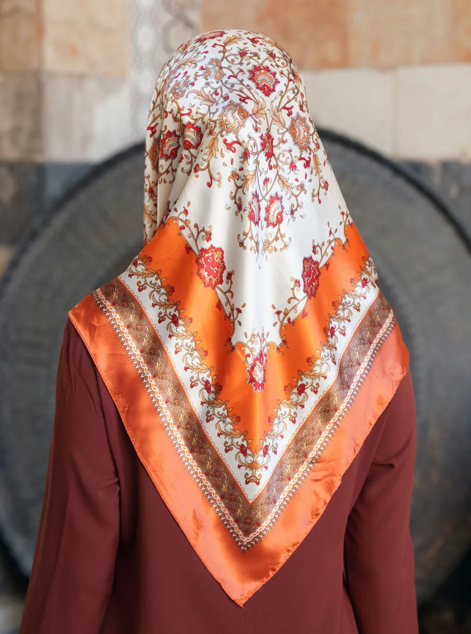 Ottoman Satin Square Hijab