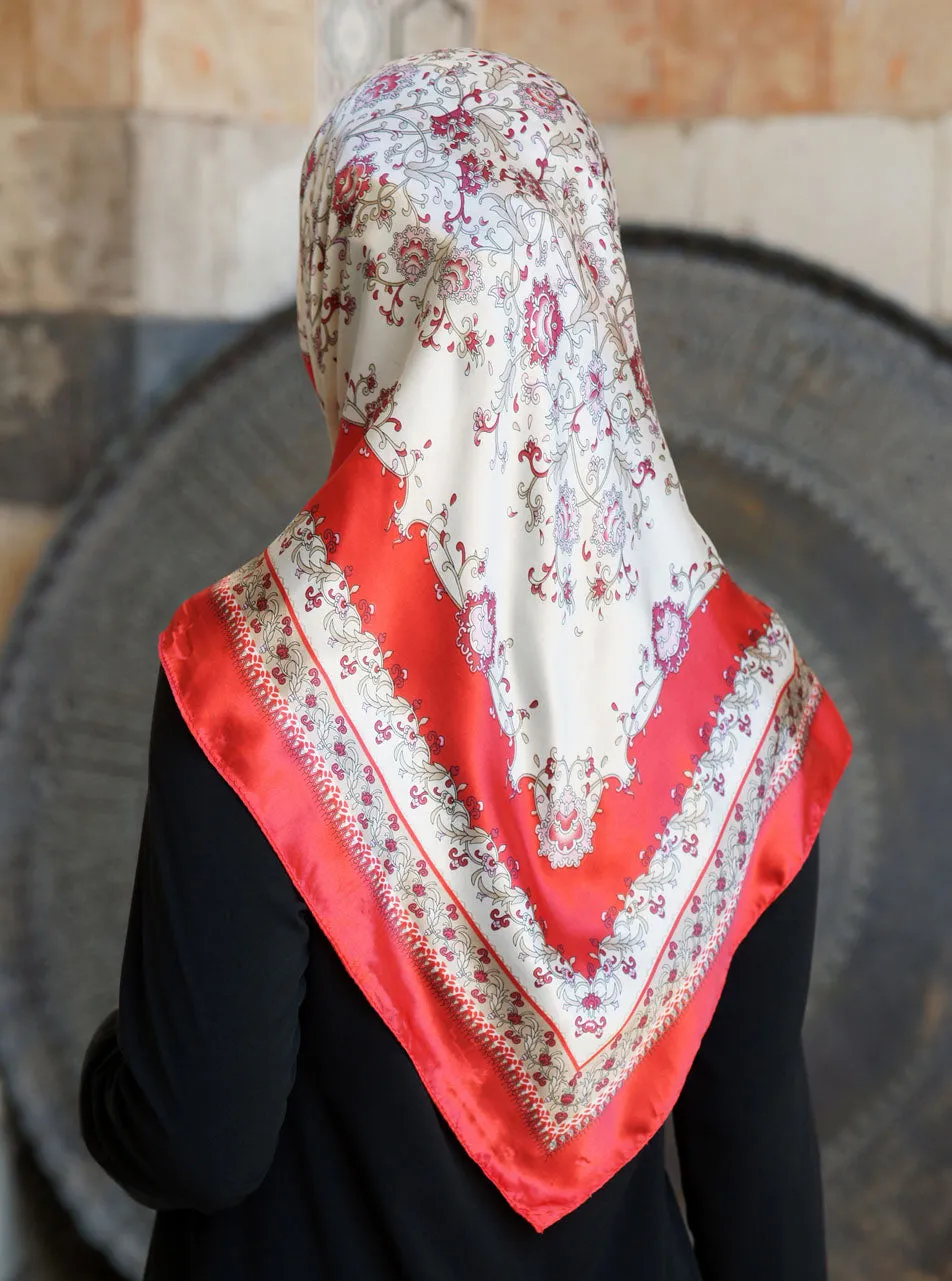 Ottoman Satin Square Hijab