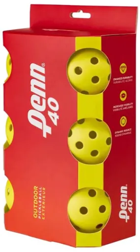 Penn 40 Outdoor Pickleball 6-Pack