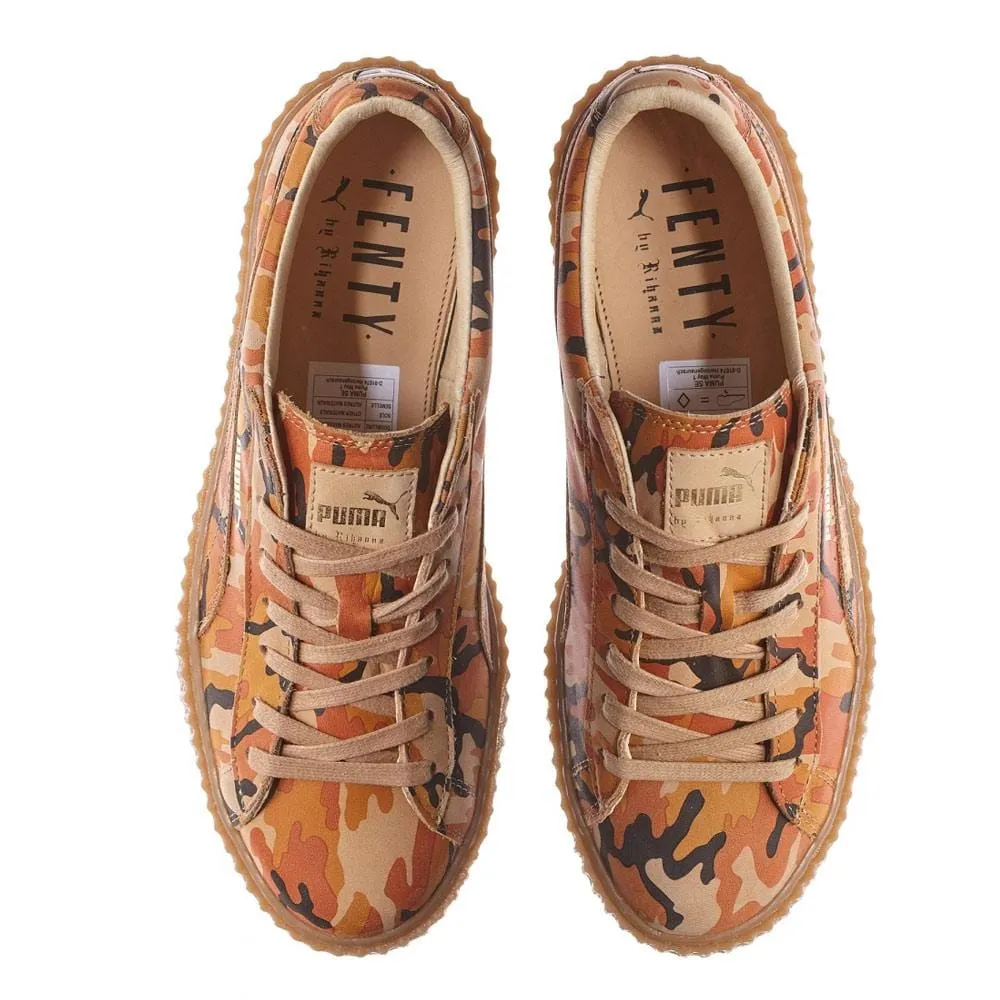 Rihanna x PUMA Suede Creeper Orange Camo