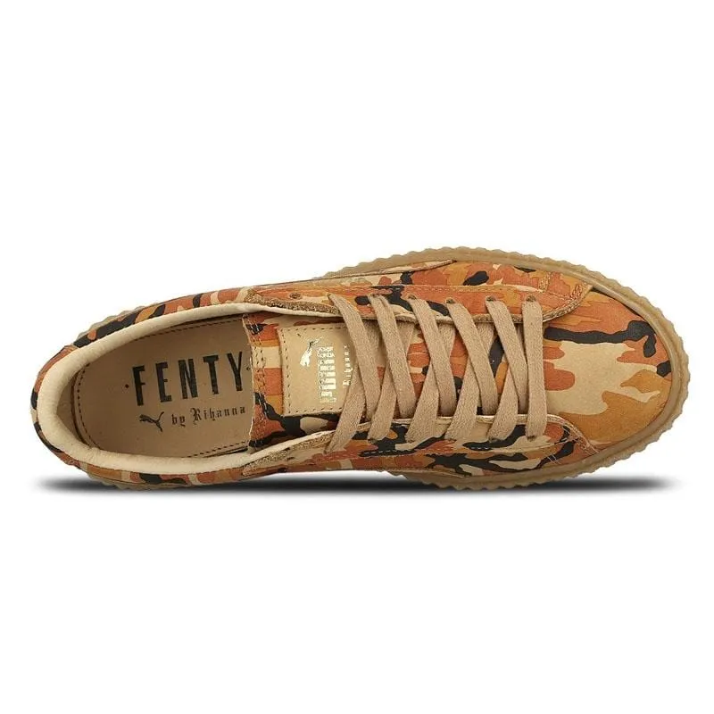 Rihanna x PUMA Suede Creeper Orange Camo