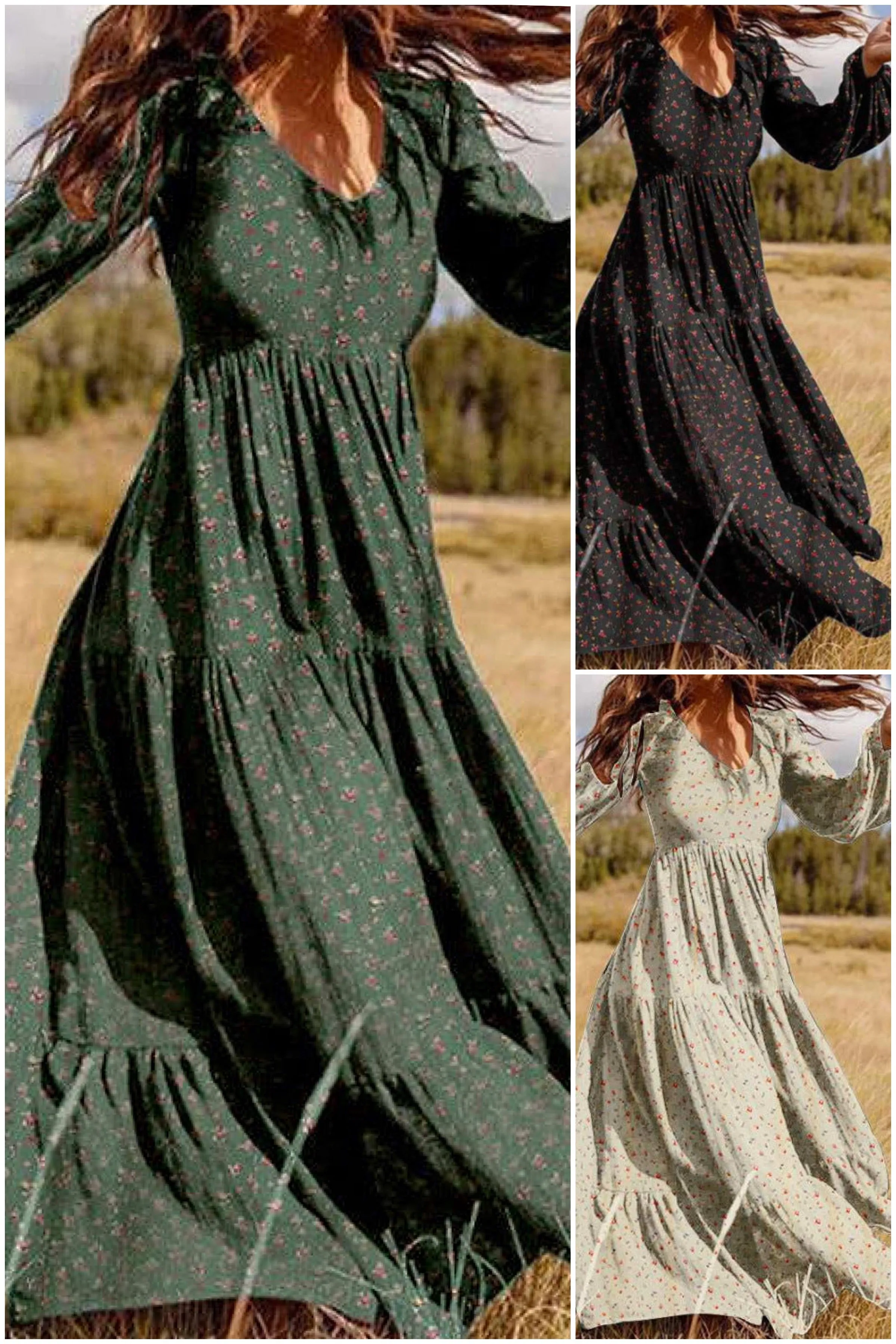 Romantic Maxi Boho Dress