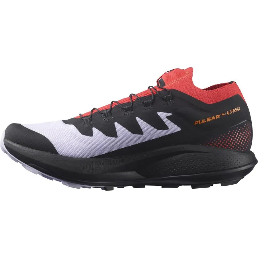 Salomon Pulsar Trail Pro | Purple Heather / Poppy Red / Black | Mens