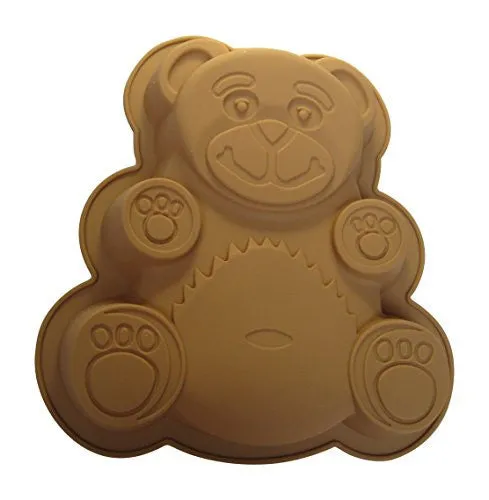 Silicone Cake Pan: Premium Large Bear cmsHome Silicone Dessert Mold Silicone Salad Mold Premium Food Grade Silicone Pan Non-toxic Non-stick Baby Shower