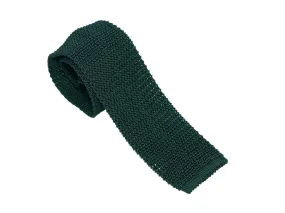 Silk Knit Tie Racing Green