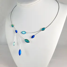 Unique Handmade Czech and German Glass Beads Necklace