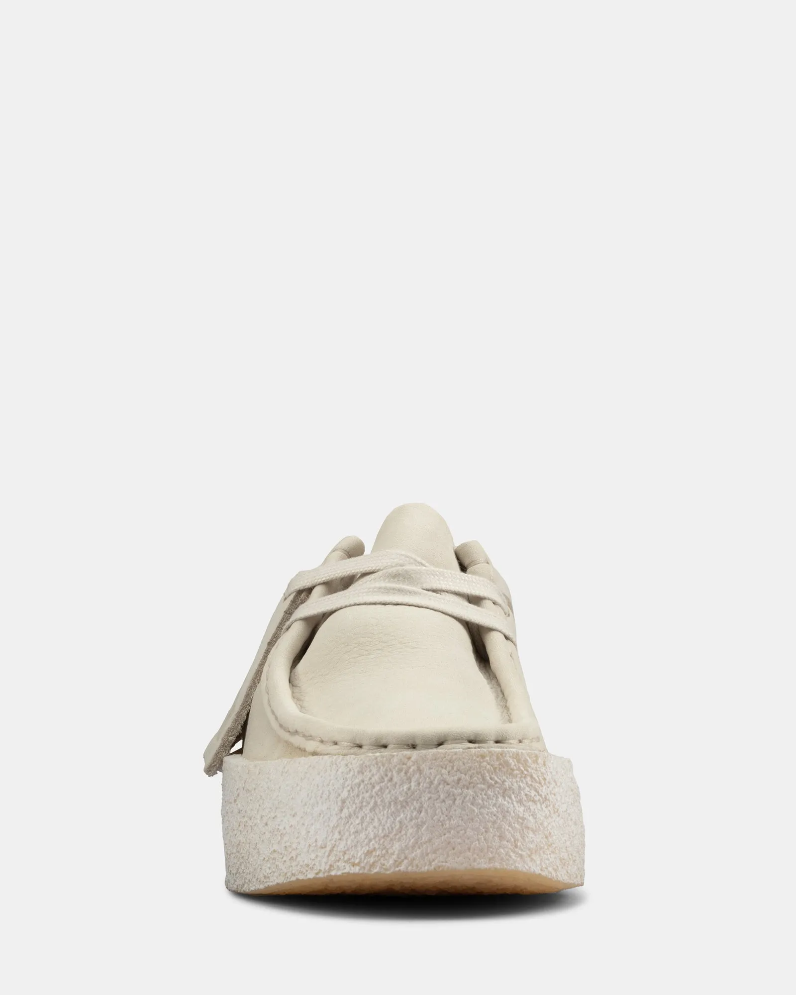 Wallabee Cup. (W) White Nubuck