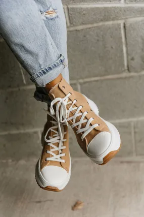 Willow High Top Sneakers - Camel